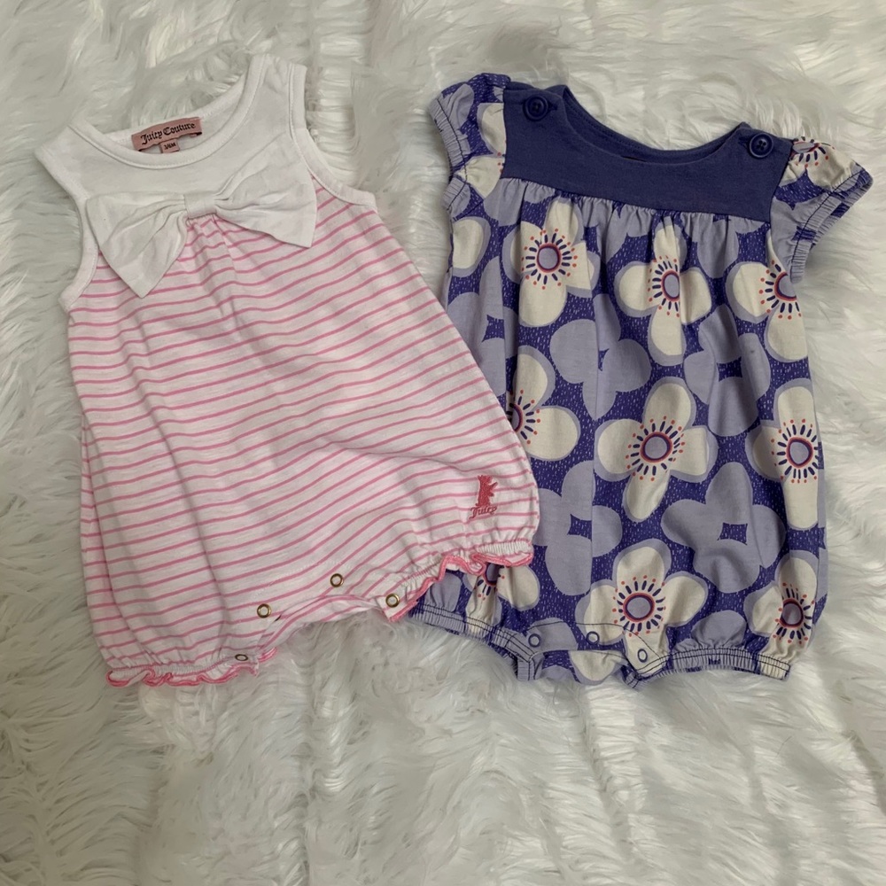 Juicy Couture & Tea Collection onesie bundle